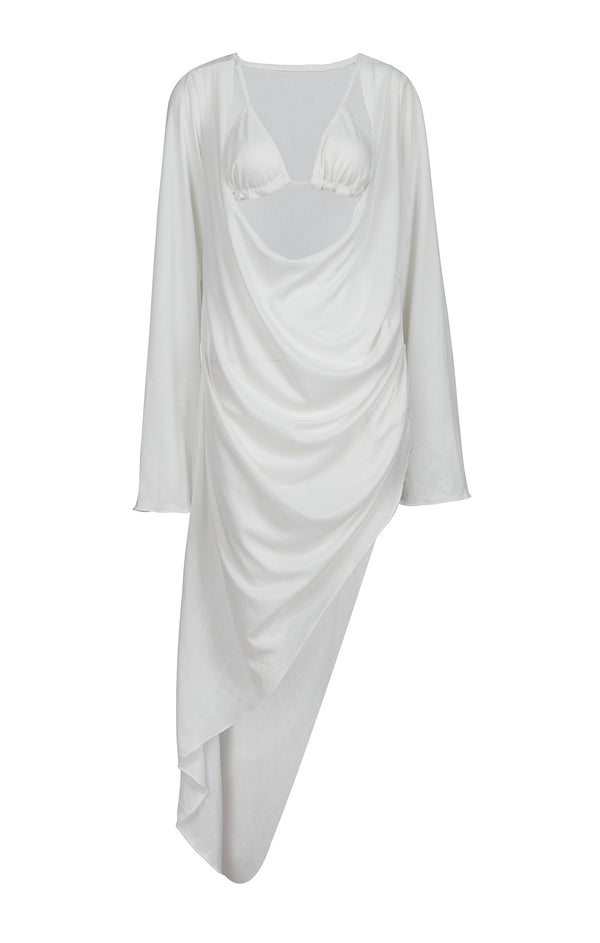 LOLA DRESS COLOR WHITE-שמלת לולה צבע לבן