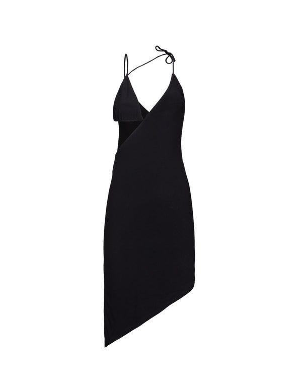 EVENING DRESS COLOR BLACK-  שמלת חוף לערב צבע שחור