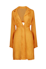 שמלה סנטוריני צבע כתום -SANTORINI DRESS COLOR ORANGE