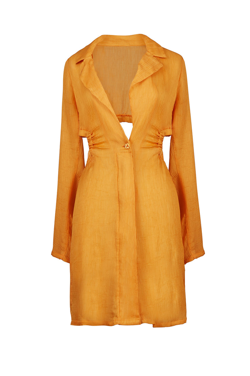 שמלה סנטוריני צבע כתום -SANTORINI DRESS COLOR ORANGE