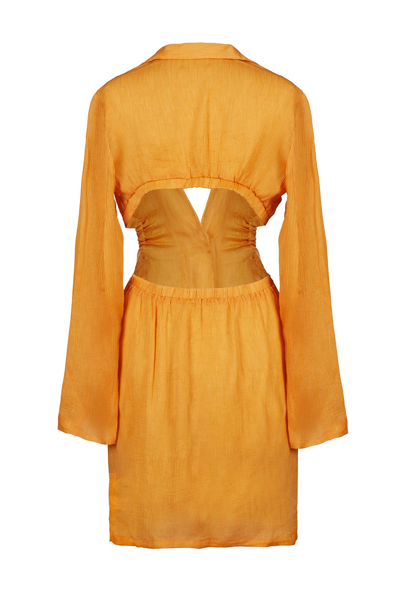 שמלה סנטוריני צבע כתום -SANTORINI DRESS COLOR ORANGE