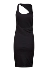 שמלת ערב גב פתוח צבע שחור - EVENING DRESS COLOR BLACK